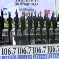 TV: Bway in Bryant Park - Radio City Rockettes! Video